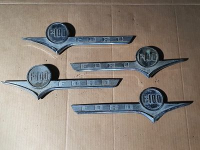 1953-1956 Ford emblemen diverse