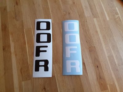 1953-1972 Ford tailgate stickers (stepside)